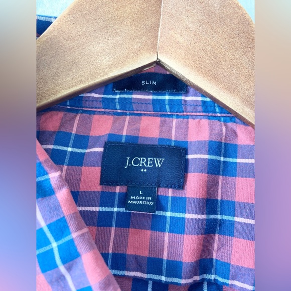 J Crew Plaid Button Down Front Long Sleeve Dress Shirt - Picture 9 of 13